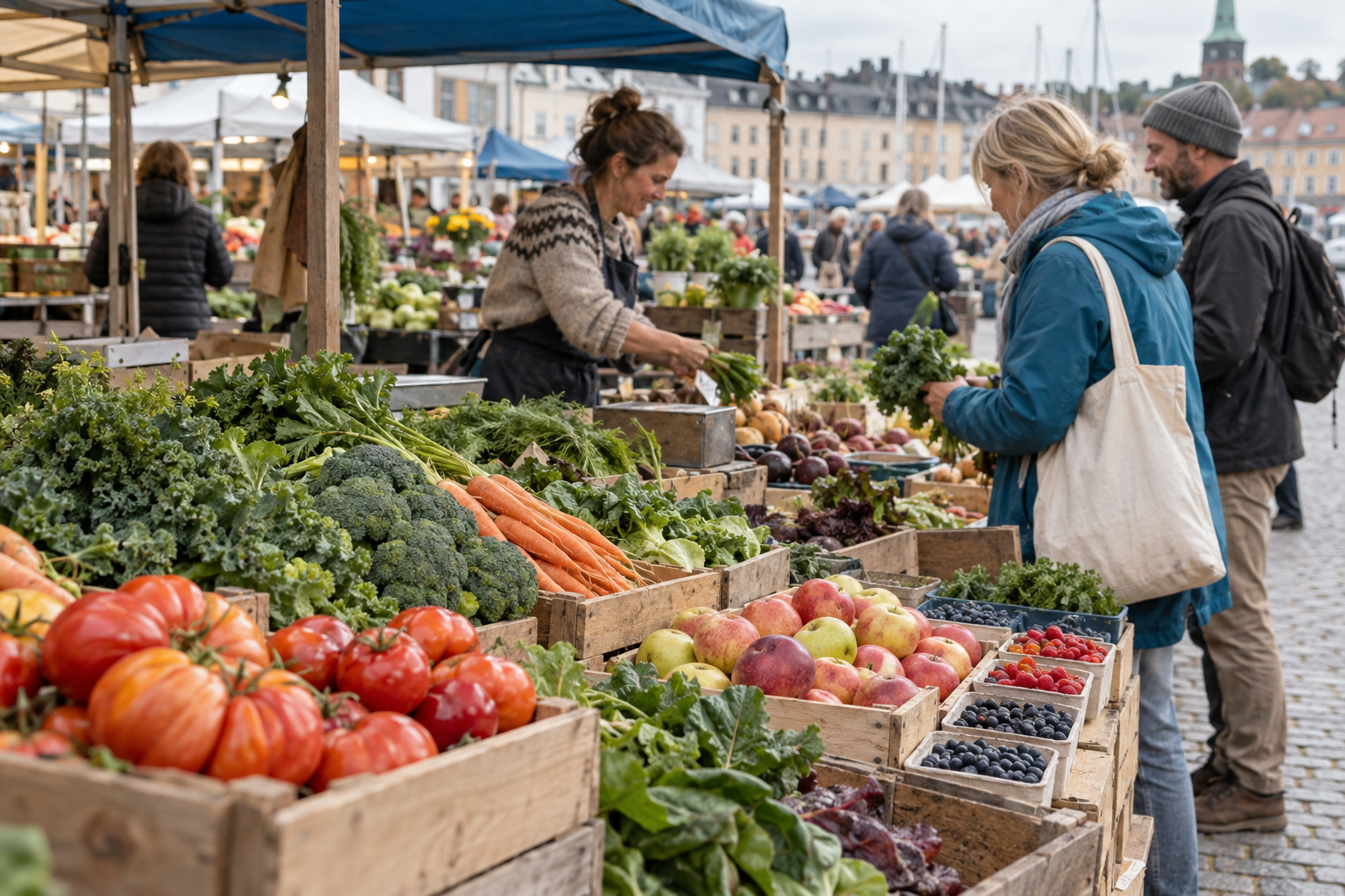Variety of colourful whole foods rich in natural plant compounds and polyphenols